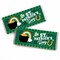 Big Dot of Happiness Shamrock St. Patrick's Day - Candy Bar Wrapper Saint Paddy's Day Party Favors - Set of 24
